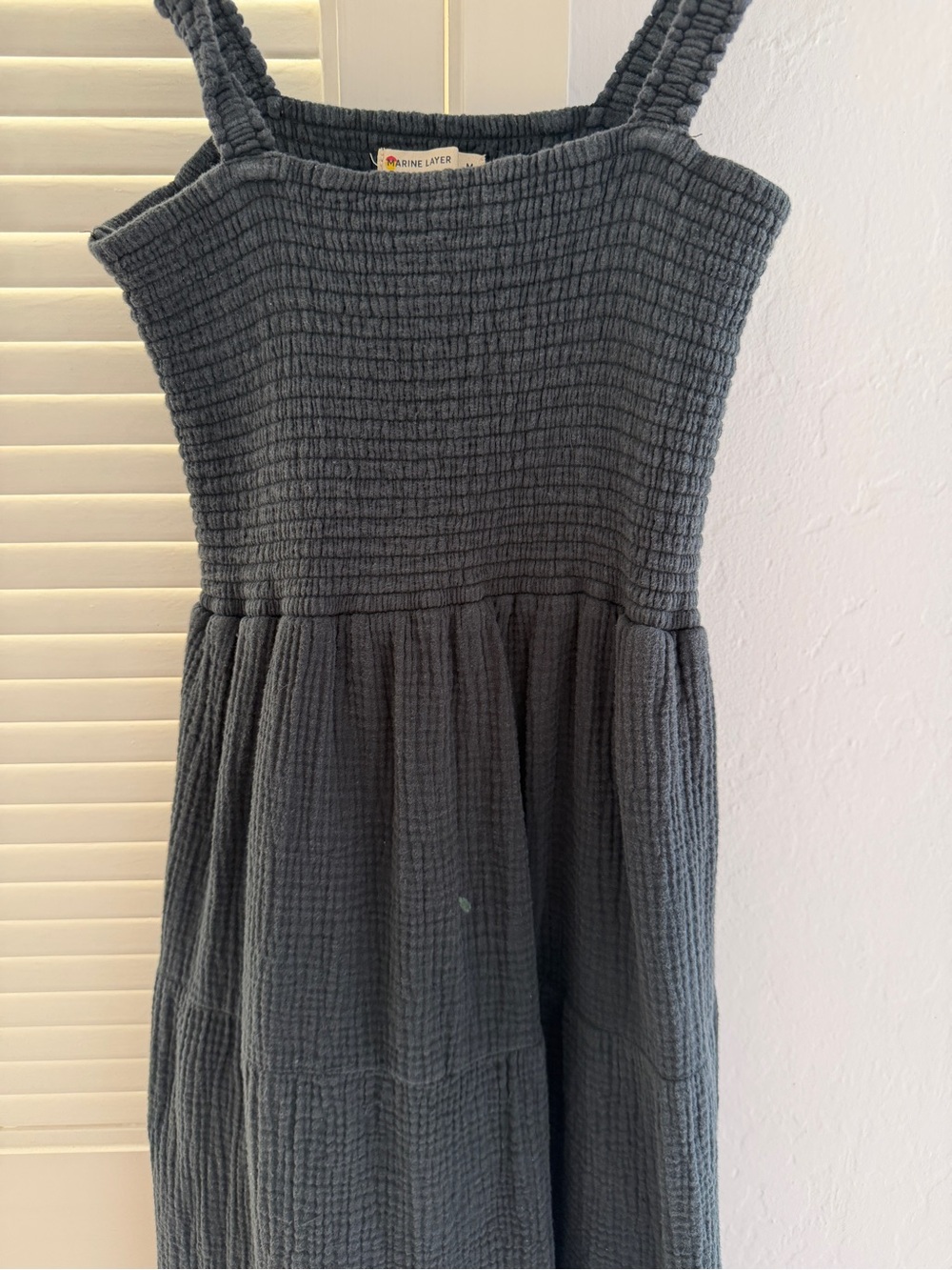Marine Layer Selene Smocked Tiered Maxi Dress - Picture 5 of 5